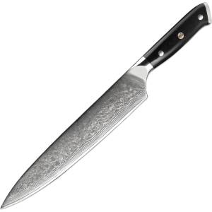 HARAHU Дамаски кухненски нож KX-42114 - Chef / Черен KP42114