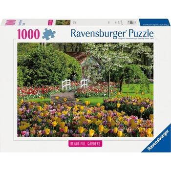 Ravensburger Пъзел Ravensburger от 1000 части - Нидерландските градини Кьокенхоф (12000851)