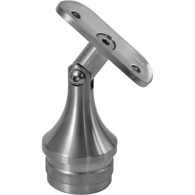 Držiak madla s kĺbom na trubku ø 42,4 mm, brúsená AISI 304