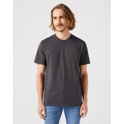 Wrangler pánske tričko Sign Off tee in Faded Black 112351320 čierne