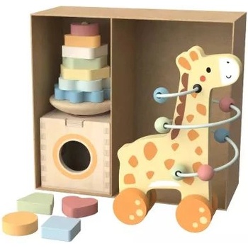 Tooky Toy Tooy Toys: 3 в 1 подаръчен комплект с жираф (TP521)