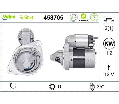 Startér VALEO 458705
