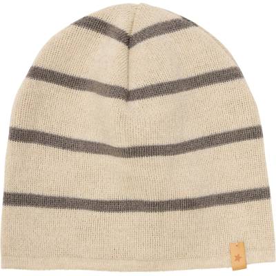 Huttelihut Детска зимна шапка (beanie) Huttelihut Kid's Beanie Stripe Wool Knit Beanie - Brown Melange - размер 53 cm (904-2173-0314)