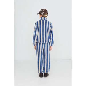 Tinycottons спортен панталон за деца от полар BLUE RETRO STRIPES POLAR SWEATPANT (AW26.257)