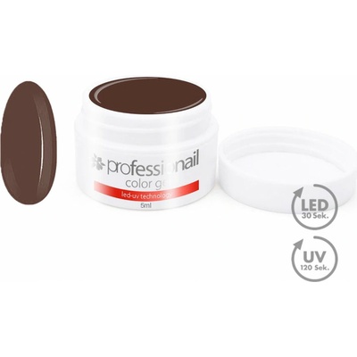 Professionail Farebný LED-UV gél Brownie 5 ml