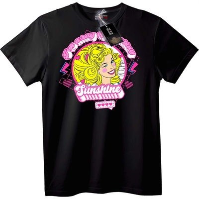 NOONEBRAND Тениска Слънчев Лъч - S, Black