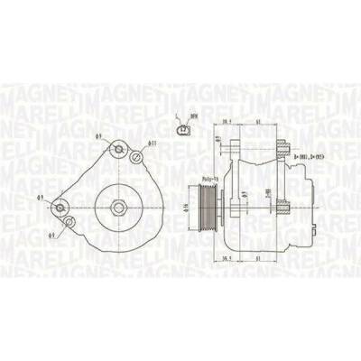 generátor MAGNETI MARELLI 063731818010