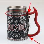 NNM чаша (халба) AC/DC - Back in Black - ПОВРЕДЕНО - MY1520