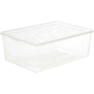 Plast team box na obuv 9,5l, 38,5x25,7x13,3cm s víkem PH TRA