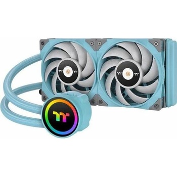 Image 1 of Thermaltake TOUGHLIQUID 240 ARGB 240mm Turquoise (CL-W319-PL12TQ-A)