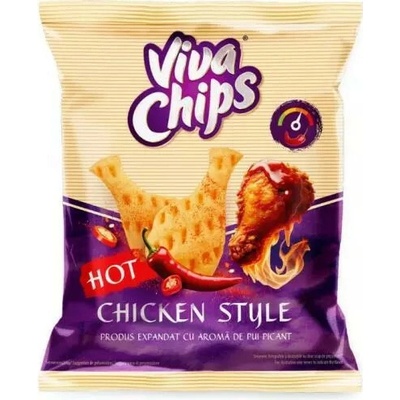 Viva chips hot chicken style 50 g