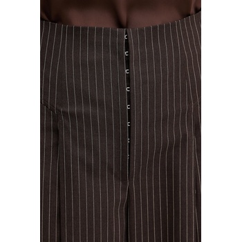 Rotate Панталон Rotate в кафяво с широка каройка, с висока талия 1146983065 (1146983065)