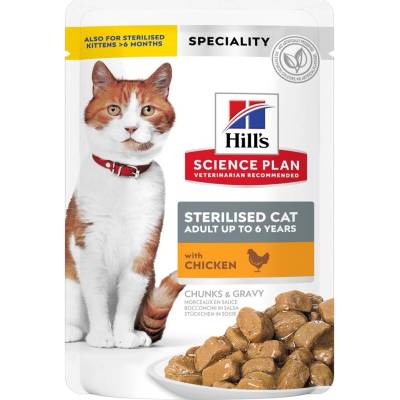 Hill's Science Plan Adult Sterilised kuře 48 x 85 g