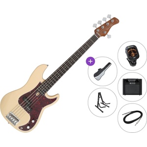 SIRE Marcus Miller P5R Alder-5 Premium SET Vintage White 5-струнна бас китара