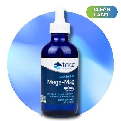 Trace Minerals Mega-Mag tekutý hořčík, 118 ml (30 dávek)
