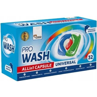 Pro Wash Color 4v1 kapsuly na pranie 32 PD