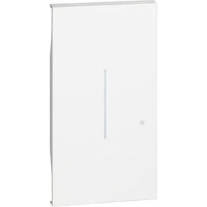 Netatmo с legrand & bticino Netatmo Лицев панел за Smart еднополюсен/девиаторен ключ 2 мод. БЕЗжичен подвижен цвят Бял LNow Bticino - KW42M2 (KW42M2)