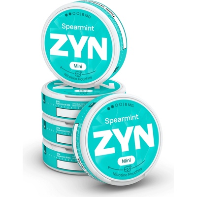 ZYN Spearmint 6 mg 5 krabiček po 20 sáčcích
