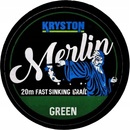 Kryston šnúra Merlin Fast Sinking Braid Zelená 20m 35lb