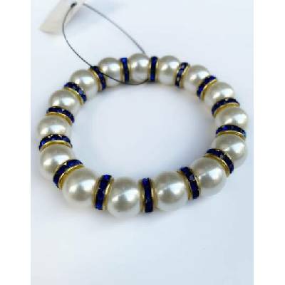 Fashion Jewelry perla 2-b146 modrá