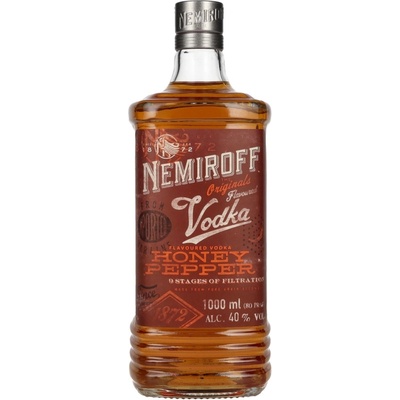 Nemiroff Honey Pepper 40% 1 l (holá láhev)