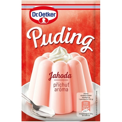 Dr. Oetker Puding aróma Jahoda 38g