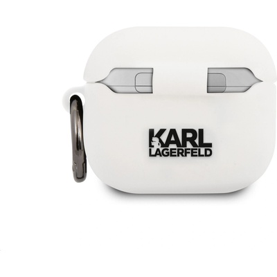 KARL LAGERFELD Калъф Karl Lagerfeld Karl Head Silicone Case за AirPods 3 - Бял