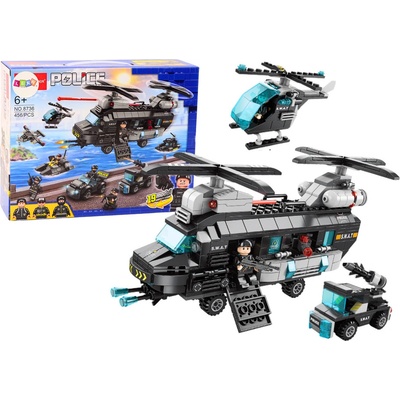 mamido Stavebnice Speciální Služba Policie 456 ks Sada