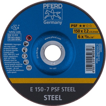 Pferd Brusný kotouč 150 x 7,2 x 22,23 mm 4007220952726