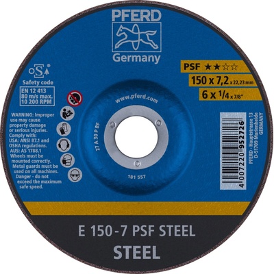 Pferd Brusný kotouč 150 x 7,2 x 22,23 mm 4007220952726