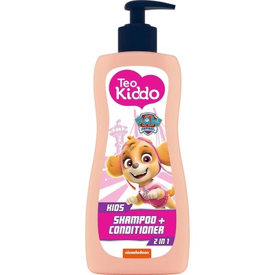 Teo Kiddo Шампоан и душ гел 2 в 1 Paw Patrol за момичета, 400мл