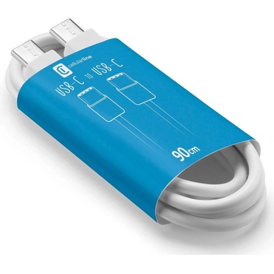 Techaway Кабел Techaway - 8221, USB-C/USB-C, 0.9 m, бял (8221)