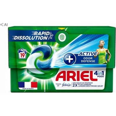 Ariel 4v1 Pods Active Odor Defence prací kapsle 18 PD