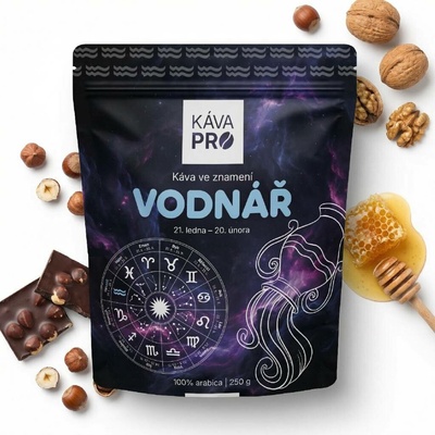 KávaPRO káva ve znamení Vodnář mletí espresso 250 g