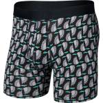 Saxx Мъжко синтетично термобельо Saxx Droptemp Cooling Cotton Boxer Brief Fly Everyday base layer - Flight Pattern / Black (014-2472-0712)