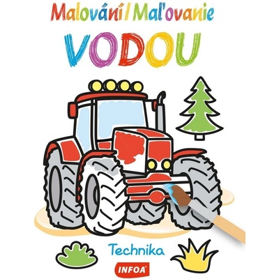 Malování vodou vodou Technika