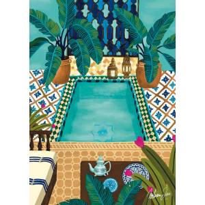 Pieces & Peace - Puzzle Blue Riad - 1 000 piese