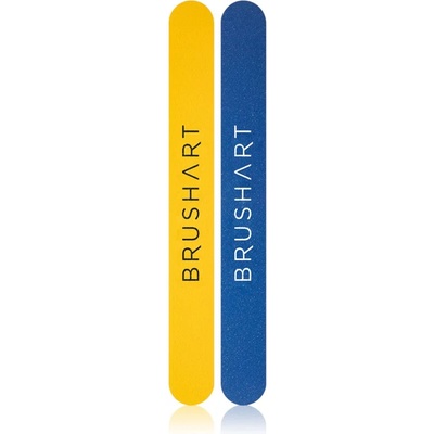BrushArt Accessories Nail file duo комплект пили за нокти цвят Yellow/Blue 2 бр
