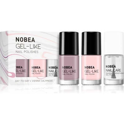 NOBEA Day-to-Day Vienna Calmness Set комплект лак за нокти 3x6ml