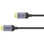 Unitek C1628GY01-1.5M DisplayPort кабел черен, сив (C1628GY01-1.5M)