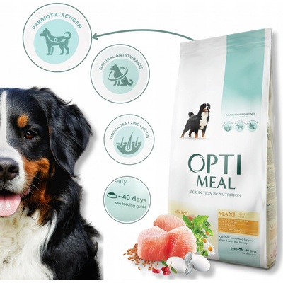 Optimeal Superpremium pre dospelých psov veľkých plemien kura 20 kg