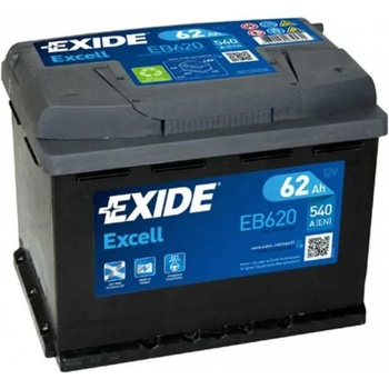 Image 1 of Exide Excell EB620 62Ah 540A right+ (EB620)
