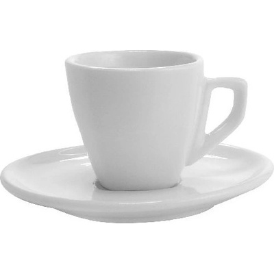 BANQUET Šálek + podšálek square ALBA BÍ porcelánový 120 ml – Zbozi.Blesk.cz