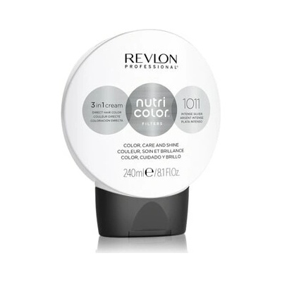 Revlon Professional Nutri Color Filters 1011 Intensive Silver Tónování vlasů Unisex 240 ml