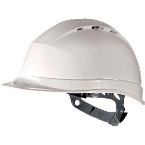 Delta Plus Delta quartz i / Вентилирана предпазна каска - бяла Регулируема (quar1bc)