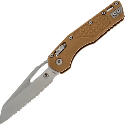 Microtech MSI RAM-LOK Frag G10 Tan Stonewash Full Serrated 210-12FRGTTA
