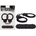 NMC Sex Extra Metal Cuffs & Love Rope Black