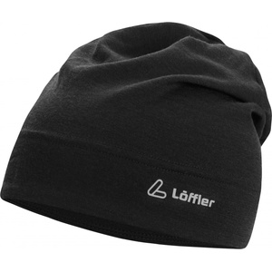 Löffler Зимна шапка (beanie) Löffler Artista Merino Beanie - Black - размер One Size (204-9139-0111)