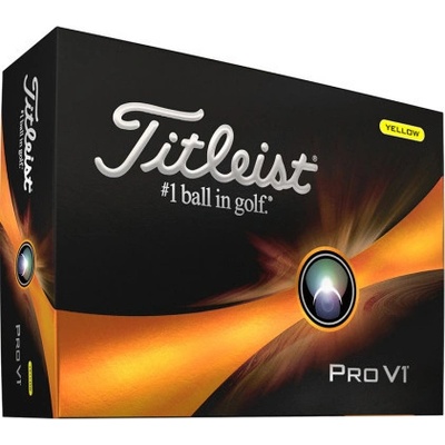 Titleist Pro V1 žluté 12 ks