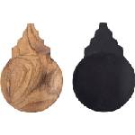 Bloomingville Подноси за сервиране Tiara от акациево дърво 10 x 15 см 2 бр (82059537)